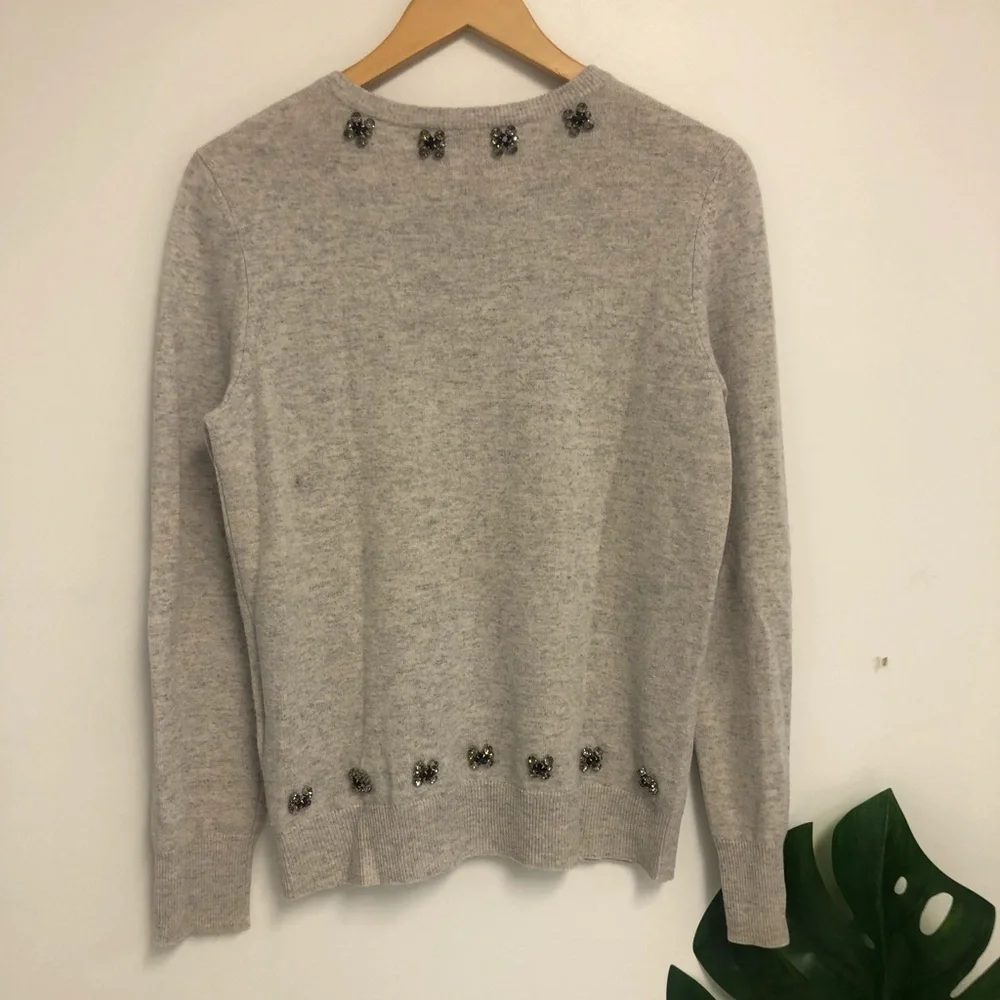 Equipment Femme Cashmere Rhinestone Sweater - Picture 6 of 8